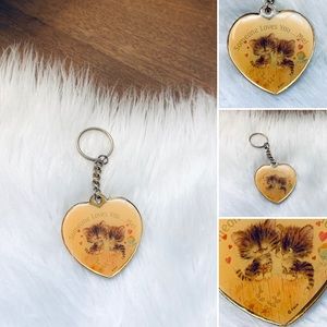 🦋2/$10 3/$15 4/$18 5/$20 Vintage Kitten Keychain